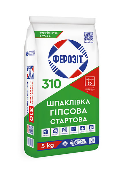 Шпаклівка Ферозіт біла 310 5 кг