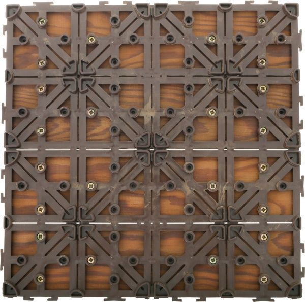 Декинг 30х300х300 мм термососна, масло 2 слоя