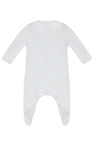 Комбинезон детский Sasha р.62 молочный/голубой 4567/1 