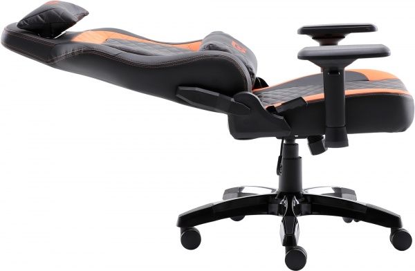 Кресло GT Racer X-2605-4D черно-оранжевый 