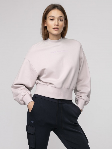 Свитшот 4F D4L21-BLD212-52S р. S фиолетовый