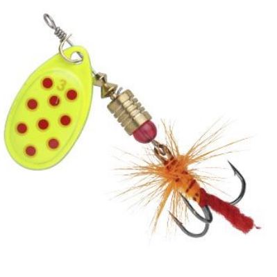Блесна-вертушка Fishing ROI 6 г Aglia Fly 1921 yellow