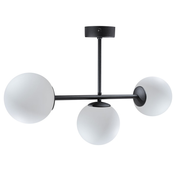 Світильник стельовий TK Lighting Celeste 6217 3x15 Вт E27 чорний 