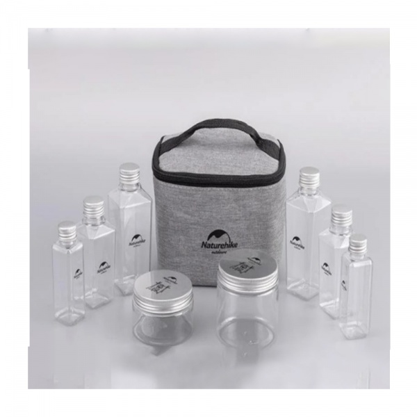Набор емкостей Naturehike для специй BBQ L NH19T002-P grey