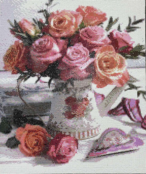 Набор со стразами Букет с любовью 40x50 см (У) GoToArt — фото 1