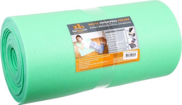 Подложка изоляционная Verdani зеленая 0,5x10 м 4 мм