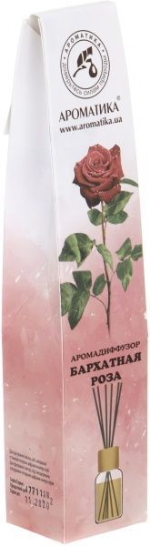 Аромадиффузор Ароматика Бархатная роза 50 мл 