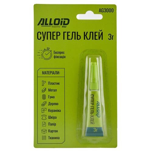 Суперклей-гель Alloid 3 г AG3000
