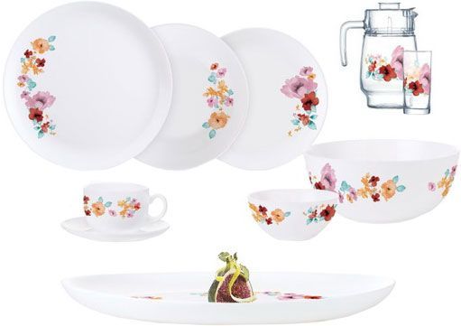 Сервиз столовый Diwali Florentina 46 предметов на 6 персон N7997 Luminarc