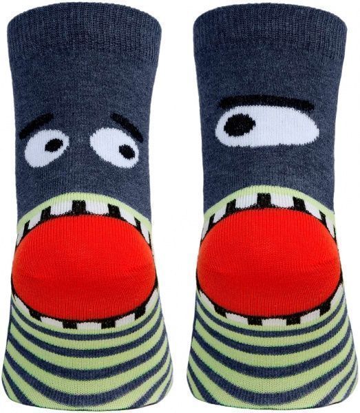 Носки детские Conte-Kids CK (ВЕСЕЛЫЕ НОЖКИ) рис.336 17С-10СП р.16 темный джинс с рисунком 