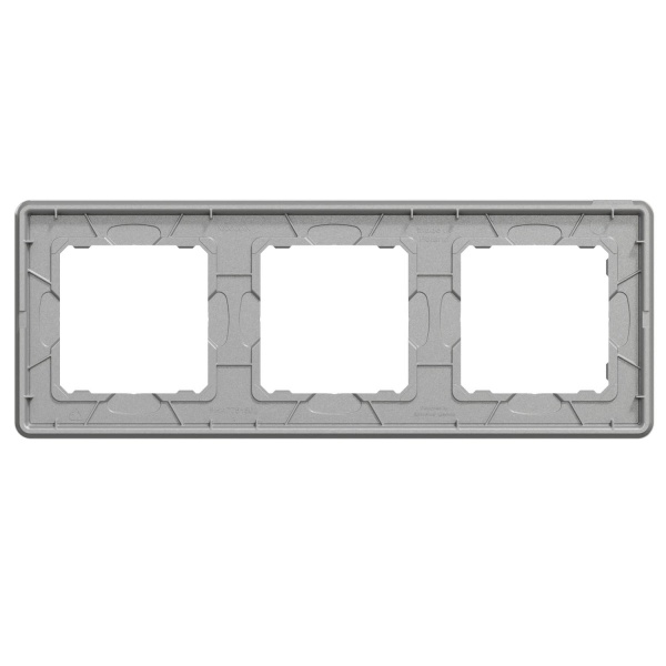 Рамка трехместная Schneider Electric Sedna Elements универсальная белое стекло SDD360803