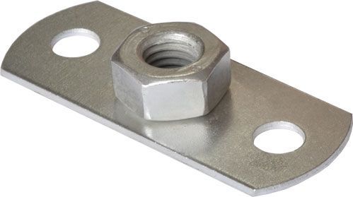Пластина опорна з гайкою М10