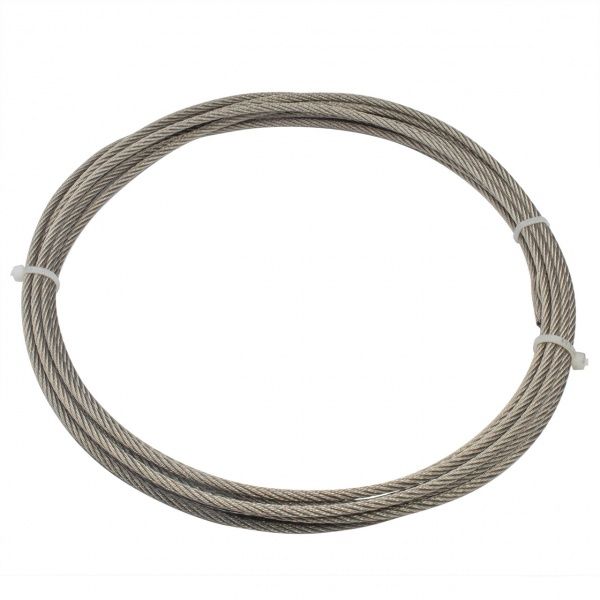 Трос нержавеющий 3 мм 6х7 + 1FC 5 пог.м.
