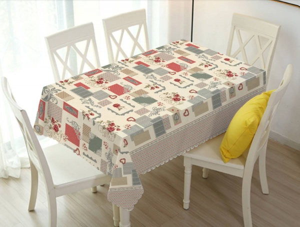 Скатертина Пованс Купаж 137x110 см мульті Dariana 