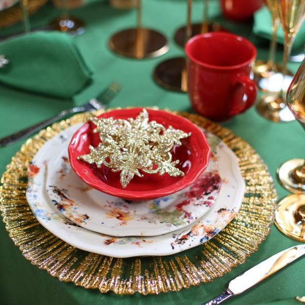 Салатник Tiffany Red 26 см Porser Porselen