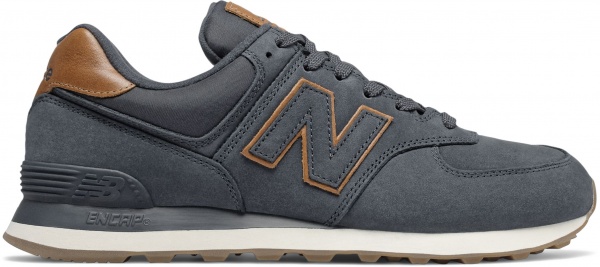 Кроссовки New Balance 574 Luxe ML574NBD р.42,5 синий