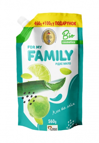 Мыло жидкое For my Family Антибактериальное 560 г 24 шт./уп.