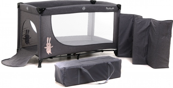Манеж Bambinelli 120х60х73 см серый меланж