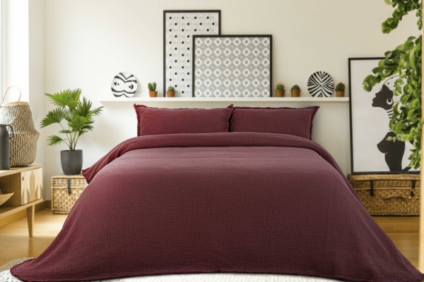 Покрывало Vancouver 230х260 см 230x260 см lumatex бордовый 