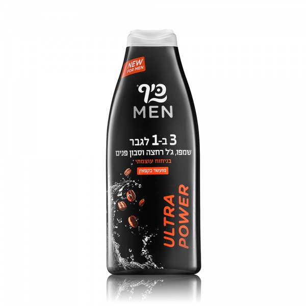 Гель Keff 3 в 1 MEN Ultra Power для душу, волосся і обличчя 700 мл