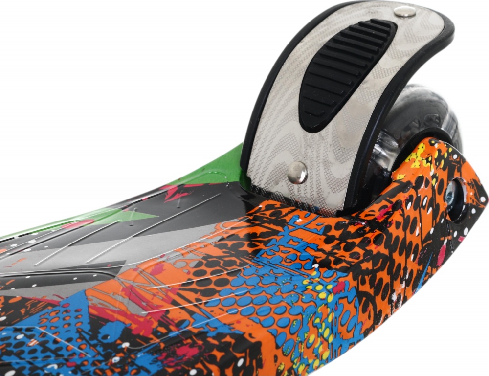 Самокат MaxxPro kids детский 3-колесный LS306C/maxi разноцветный принт