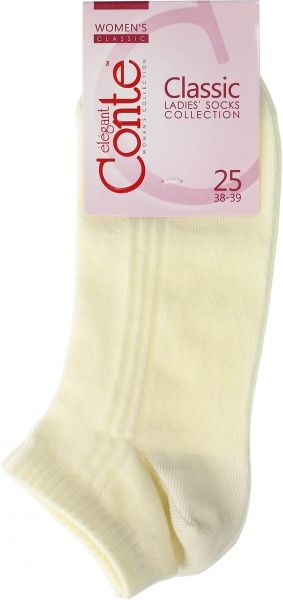 Шкарпетки жіночі Conte Classic р. 25 кремовий 016 