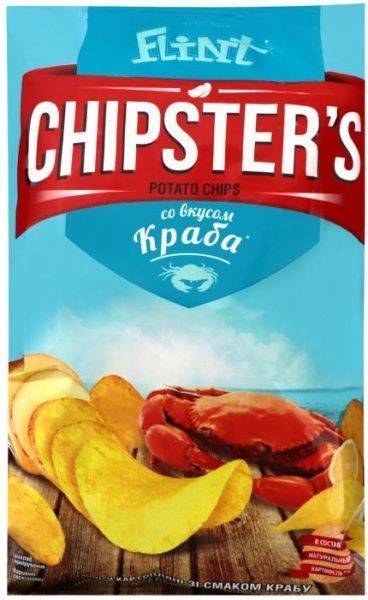 Чипсы CHIPSTER'S со вкусом краба 70 г