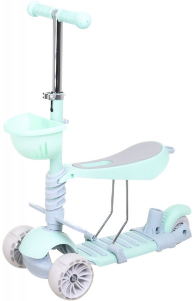 Самокат-трансформер MaxxPro kids детский 6в1 мятный PT1902-1/green 