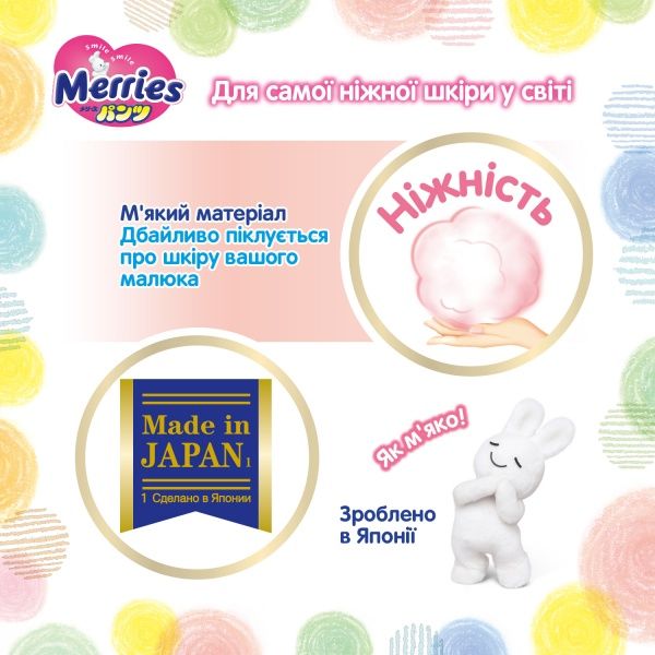 Підгузки-трусики Merries Big 12-22 кг 50 шт. (UJ)