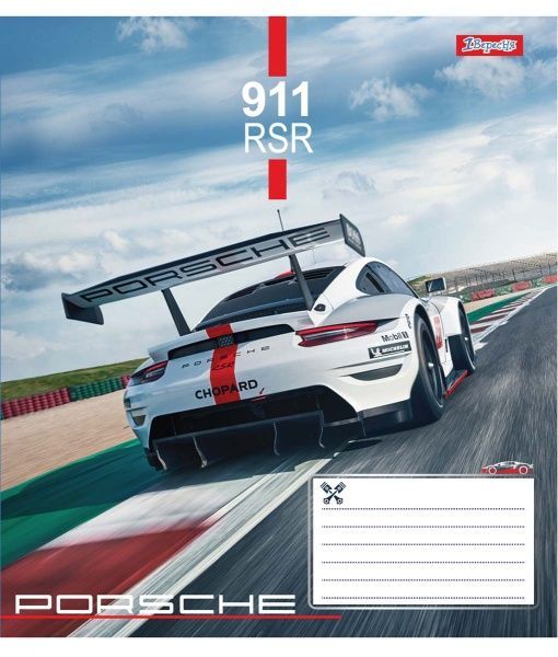 Зошит шкільний Racing car А5/24 у клітинку 1 вересня