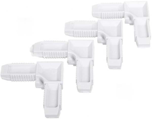 Комплект кріплень для зовнішньої москітної сітки сірий