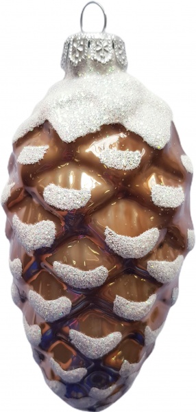 Ялинкова іграшка Юріта Шишка какао 11,1 см 1085M