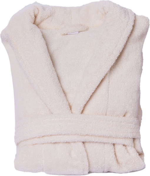 Халат махровый Saffran р. XL белый крем УХ000004523