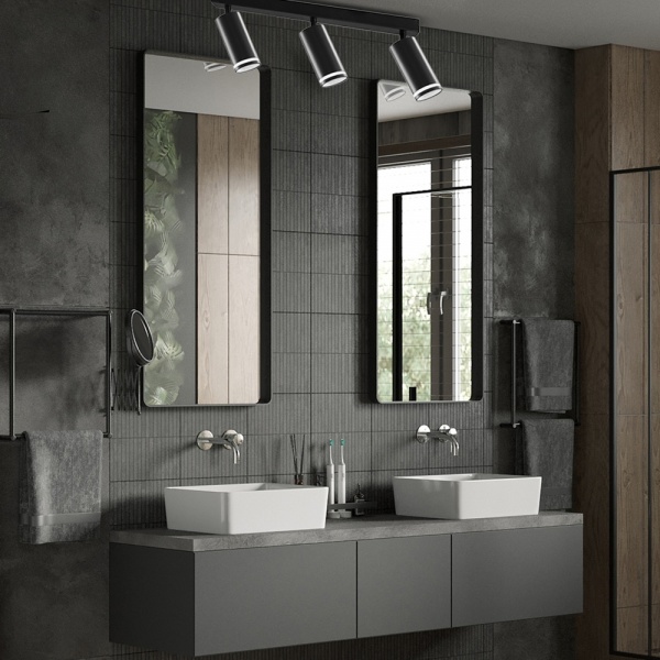 Светильник точечный LightMaster Lindo MLT118-3 35 Вт GU10 черный