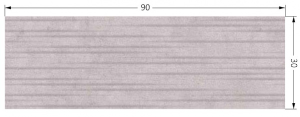 Плитка TABRIZ TILE Almond Light Gray Relief decor 30x90 