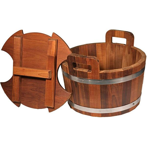 Запарник із липи 20 л з кришкою