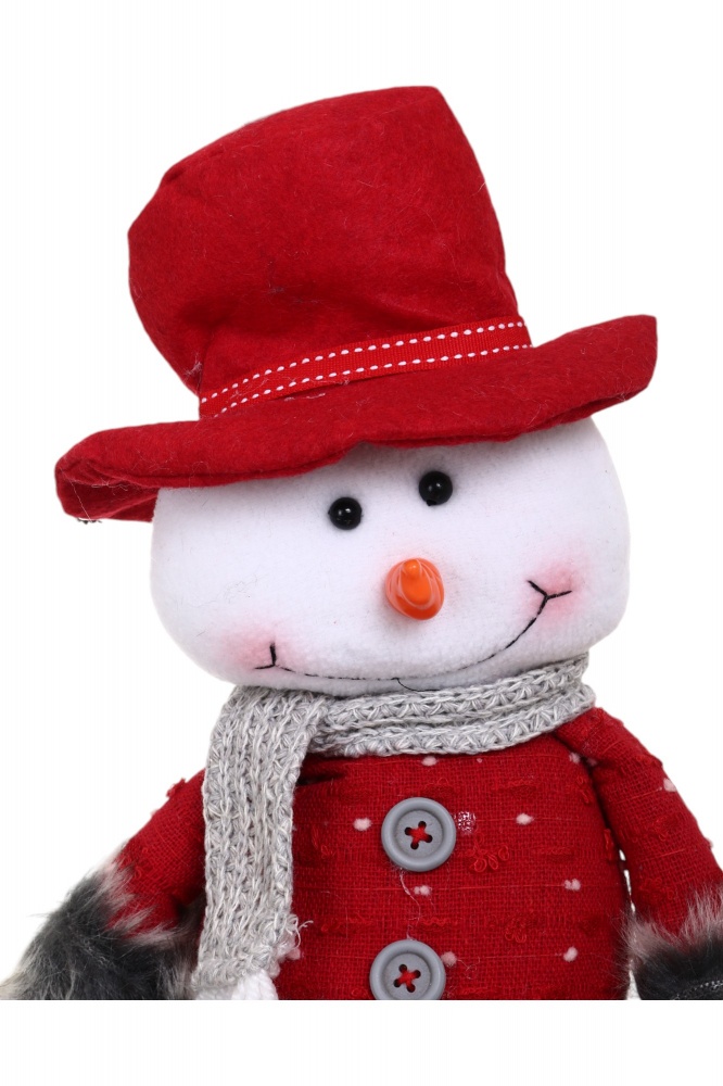 Декорация новогодняя Санта/Снеговик который сидит в ассортименте AH241599AB 46 см