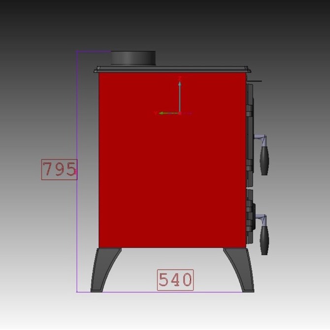 Печь-камин Duval EM-220F