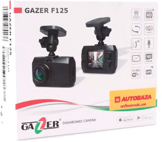 Видеорегистратор Gazer F125