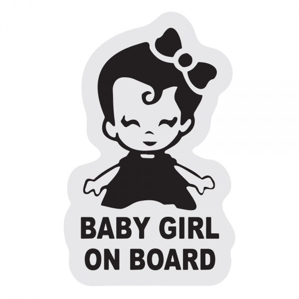 Світловідбивна наліпка Baby Girl On Board