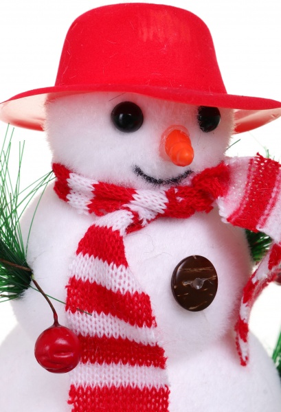 Декоративная подвеска Снеговик с декором 19x15x10 см *L2112