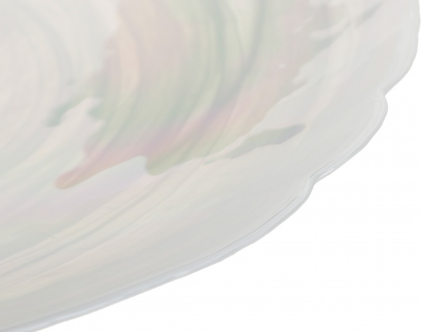 Блюдо глибоке Icequeen 40 см блискучий ірис Dekor Cam 