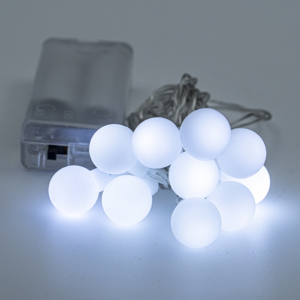 Декоративная гирлянда Altalusse (INL-2705B-10 Cold) встроенный светодиод (LED) 10 ламп 1,5 м 