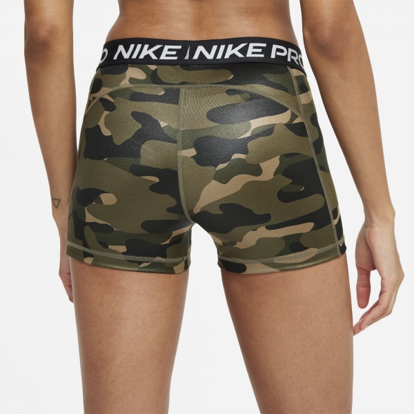 Шорти Nike W NP DF CAMO SHRT 3IN DJ6440-222 р. M хакі