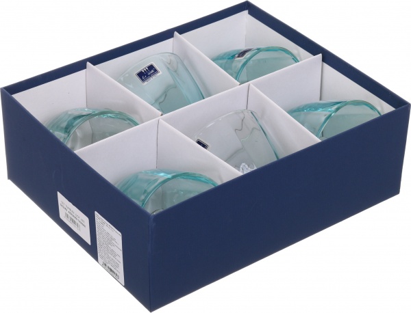 Набор стаканов низких Monalisa Allegria Azzuro Cenere 360 мл 6 шт. Vema 