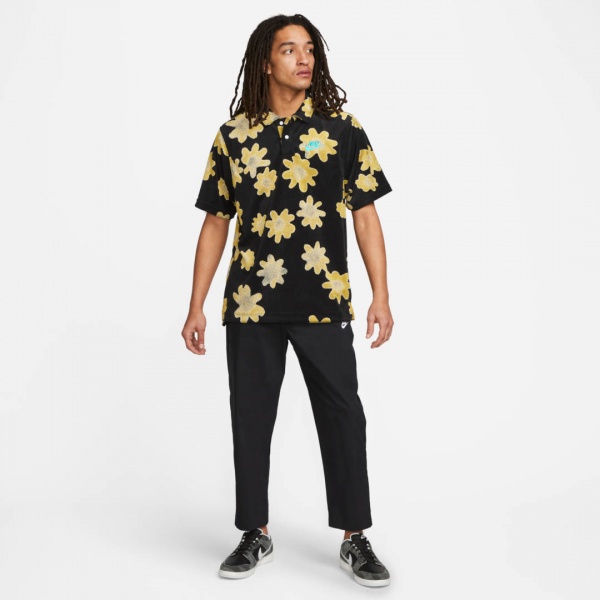 Футболка Nike M NSW DF HBR-S OVERSIZED POLO DM5032-010 р.L чорний