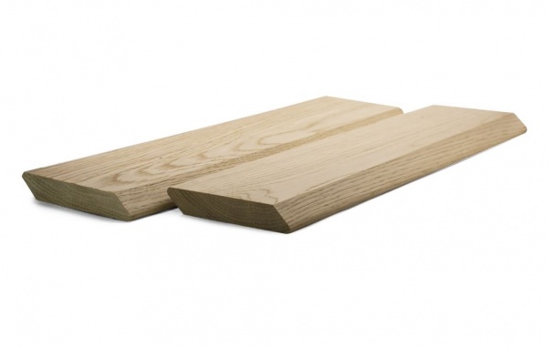 Планкен дуб 18х100х2500 строганый (1 шт. - 0,25 м.кв.)