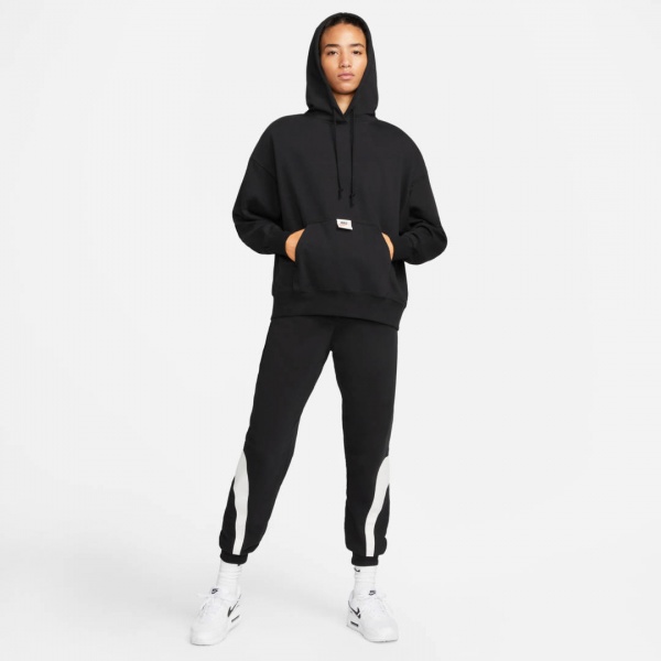 Джемпер Nike W NSW CRC50 FLC HOODIE DQ6224-010 р. S черный