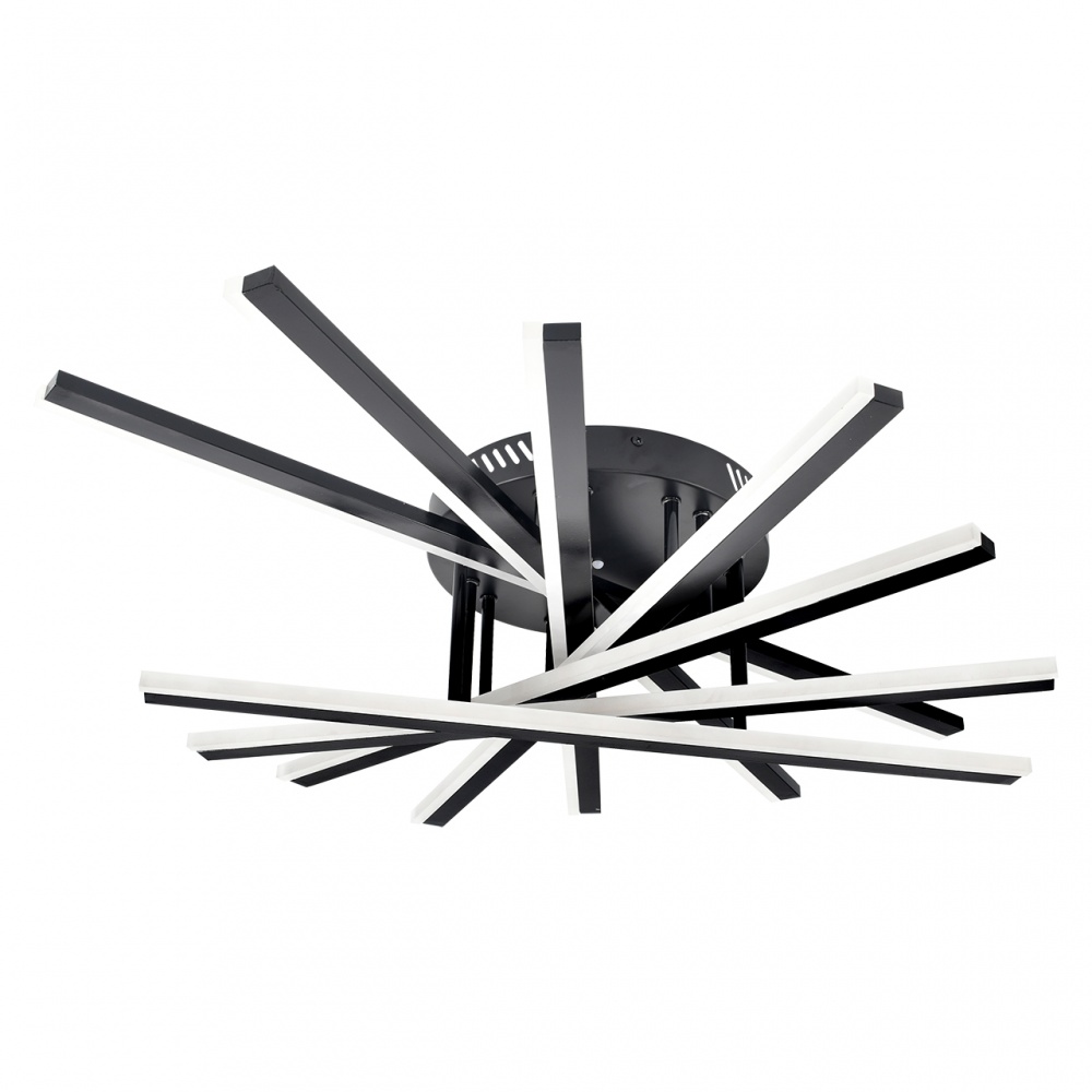 Люстра потолочная Hopfen MAGI-7 BK 7x150 Вт LED-модуль черный