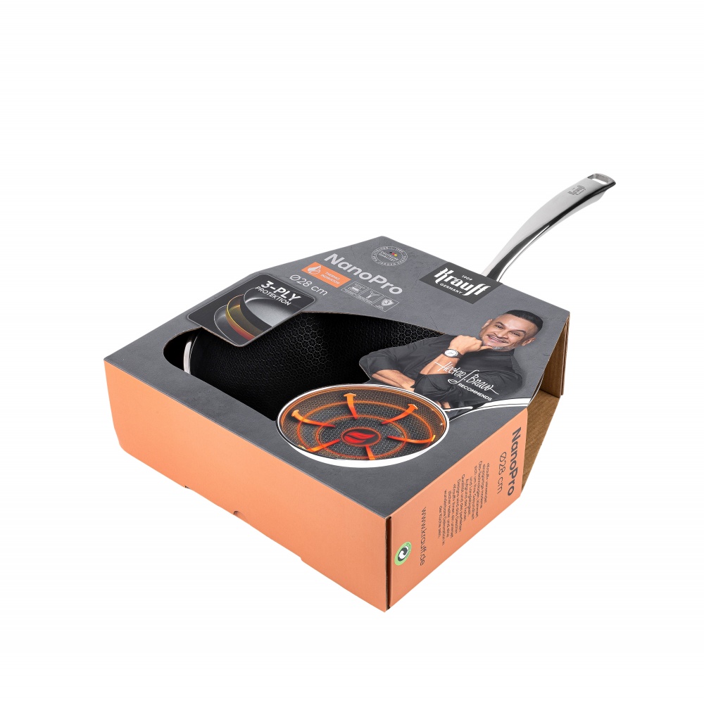 Сковорода wok Krauff NanoPro 3-ply 28 см 25-305-213